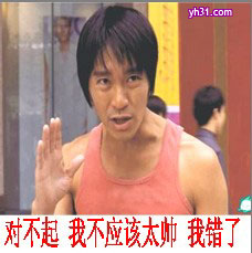 对不起，我不应该太帅