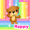 happy，转转身