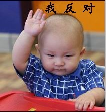我举手反对