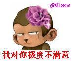 我对你极度不满意