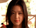 生气搞怪的女人