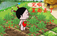 完啦，菜都丢了