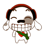 大牙仔憨笑