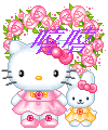 卡通猫咪笑嘻嘻