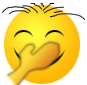 偷笑一下