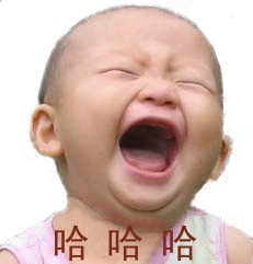 开怀大笑的小男孩