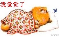 我觉觉了