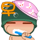早晨刷牙