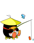钓鱼睡着了