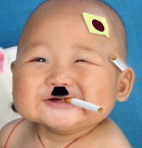抽烟的坏小孩