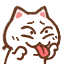 搞怪花脸猫