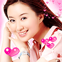 美女眨眼睛