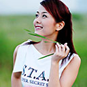 开心美女