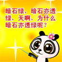 请大声说暗石绿