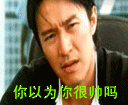 你以为你很帅吗