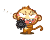 疯狂开枪的嘻哈猴