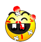 打得你满脸创伤