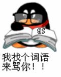 我找个词语来骂你