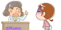 老师训人