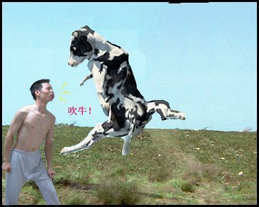 看你就像是在吹牛