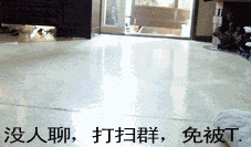 没人聊天，打扫下群