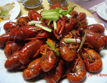 小炒红虾