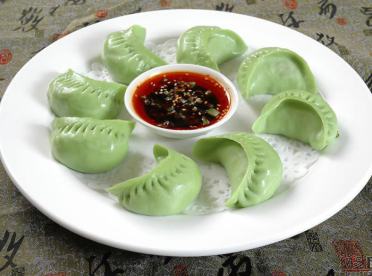 绿色水饺