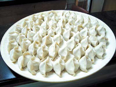 一大盘饺子
