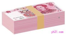 厚厚的钞票