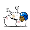 蓝色蜗牛搞笑qq表情，动态蓝蜗牛QQ头像