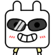方脑壳兔子qq表情包