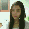李由美动态QQ表情，韩国可爱调皮女主持人