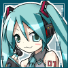 漂亮的卡通初音MIKU