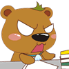 生气拍桌子