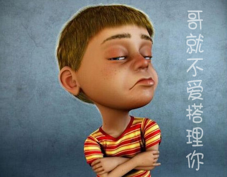 跟你讲，哥就不爱搭理你