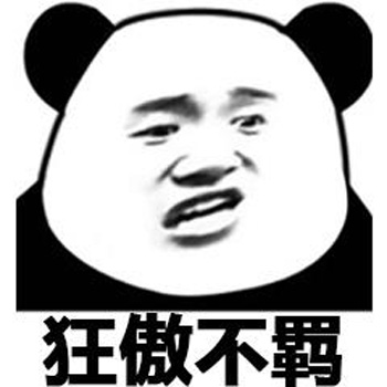 看我这狂傲不羁的眼神