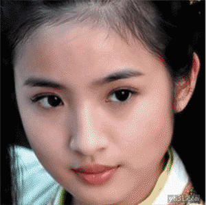 美女变脸小黑狗