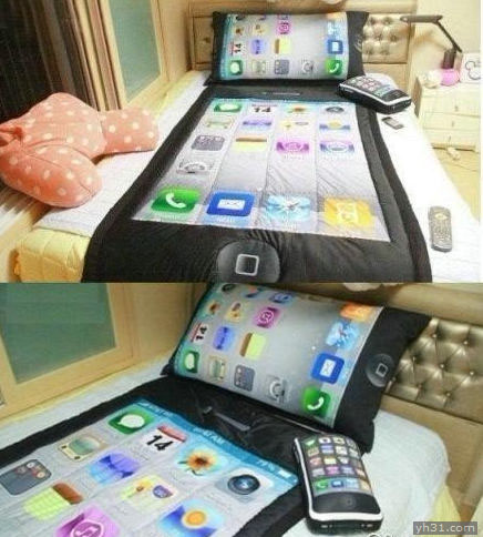 老婆给买的ipod床垫