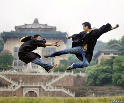 校园功夫毕业照