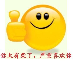 你太有柴了，严重的喜欢你