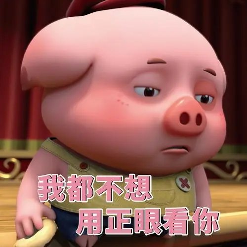 我都不想用正眼看你
