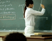 老师用粉笔打人