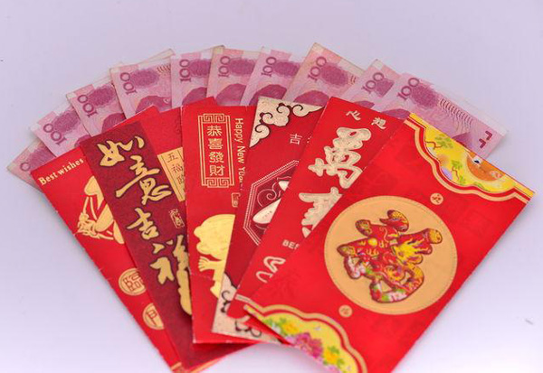 超多的红包，收到手软