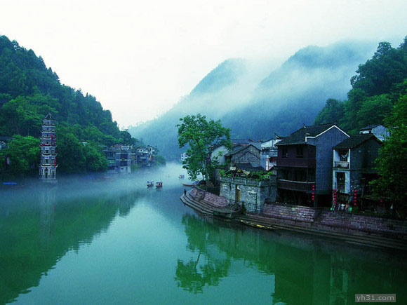 小桥流水人家，世外美景