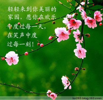 轻轻来到你美丽的家园