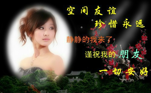 静静的我来了，祝我的朋友安好