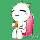 洋葱头坐着淡定喝茶