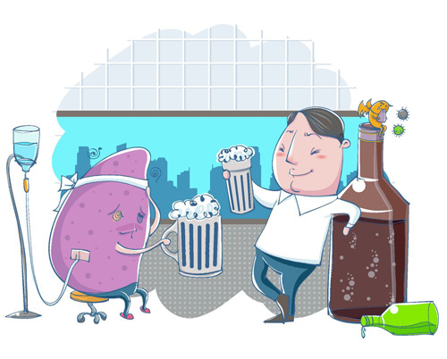 我没输，咱们继续拼酒