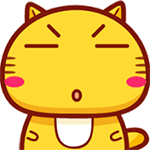 黄猫猫吓呆了