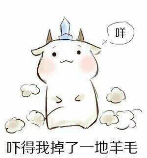 吓得我掉了一地的羊毛
